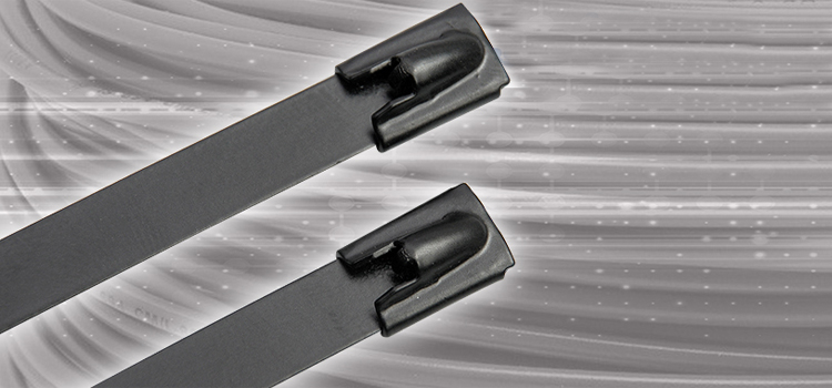 Stainless Steel Ball Lock Cable Ties, Coated