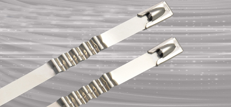 Stainless Steel Ball Lock Spring Type Cable Ties, Uncoated