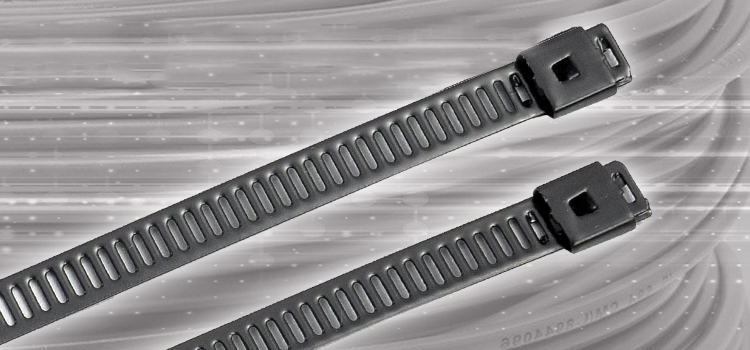 Stainless Steel Perforated Type Cable Tie, Coated
