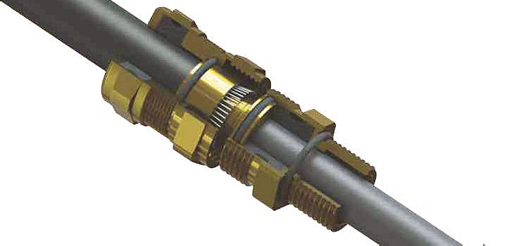 Exprof Double Compression Cable Glands for Armored Cables